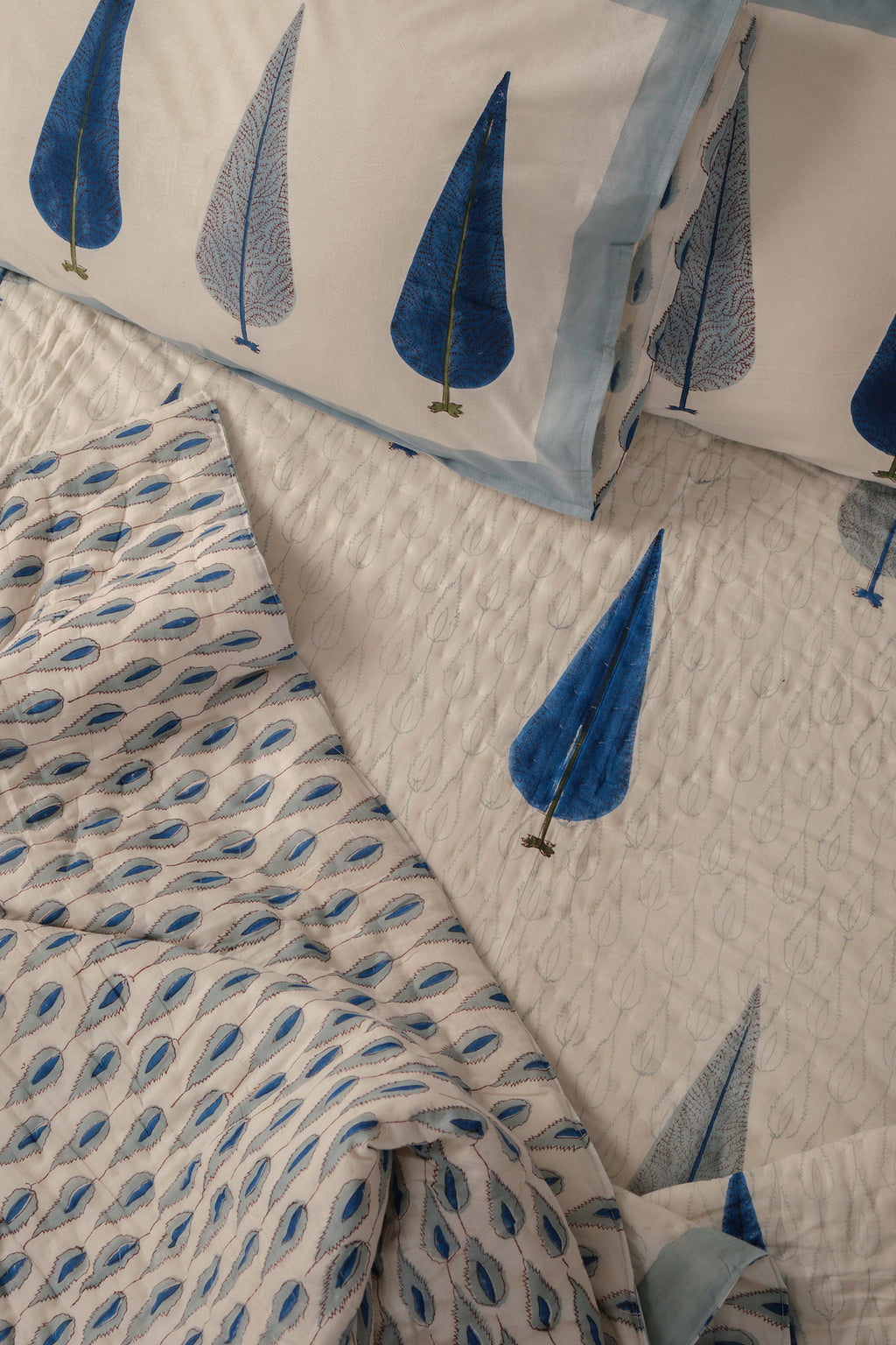 Blue Fern - Bedding Set