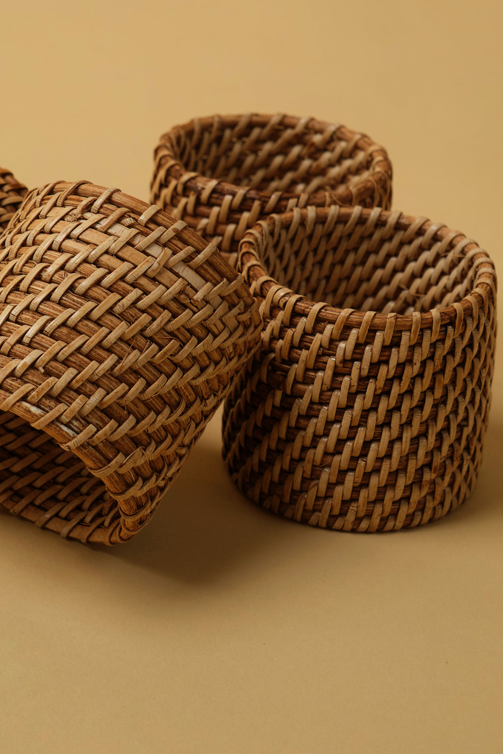 Rattan Napkin Rings - Set of 4