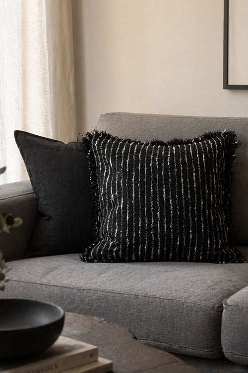 Classic Black Cushion Cover