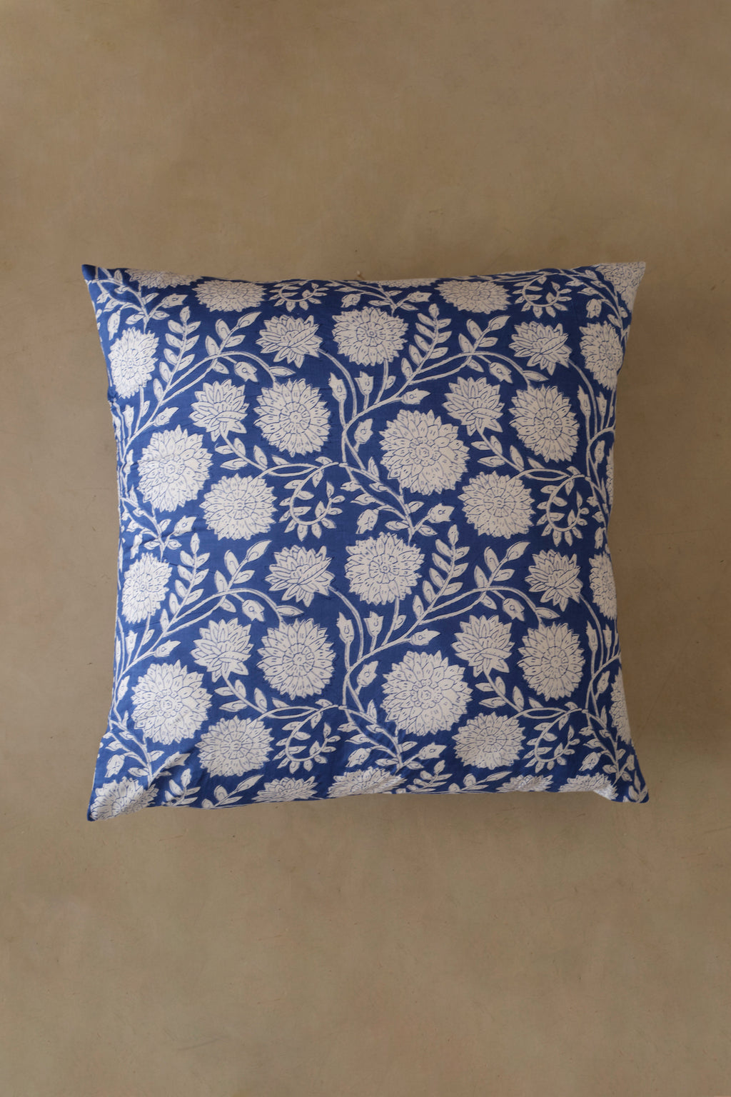 Blue Dahlia Cushion Covers - Set of 2