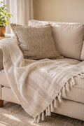 Oat Weave Throw