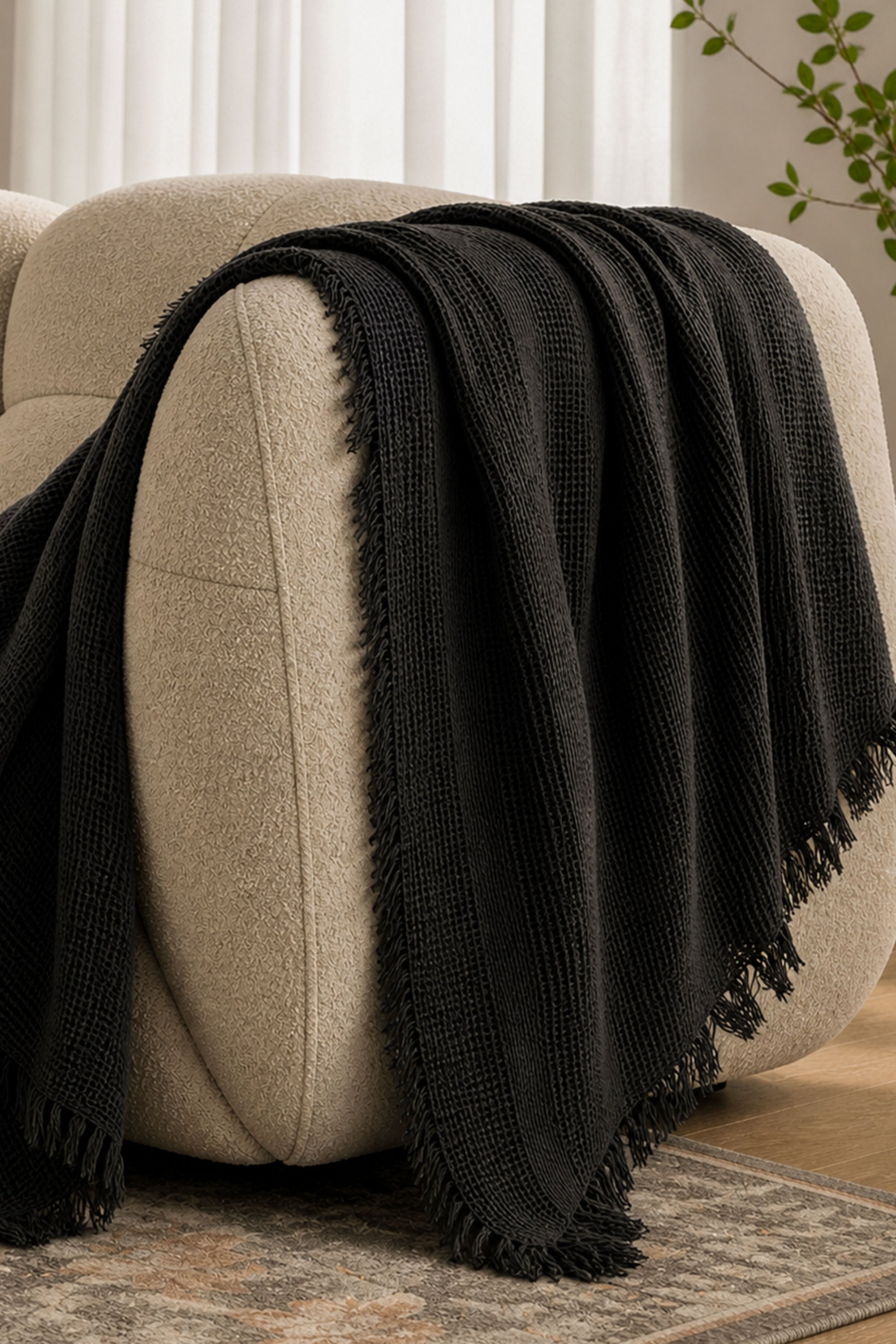 Midnight Weave Throw