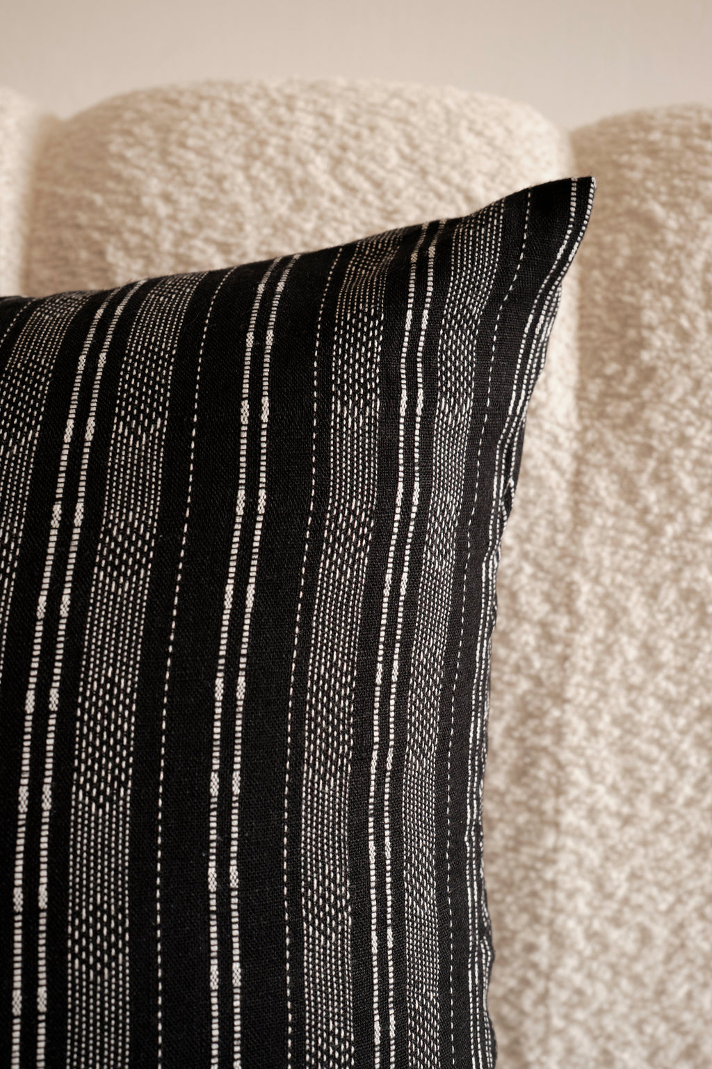 Monochrome Muse Cushion Covers - Black - Set of 2