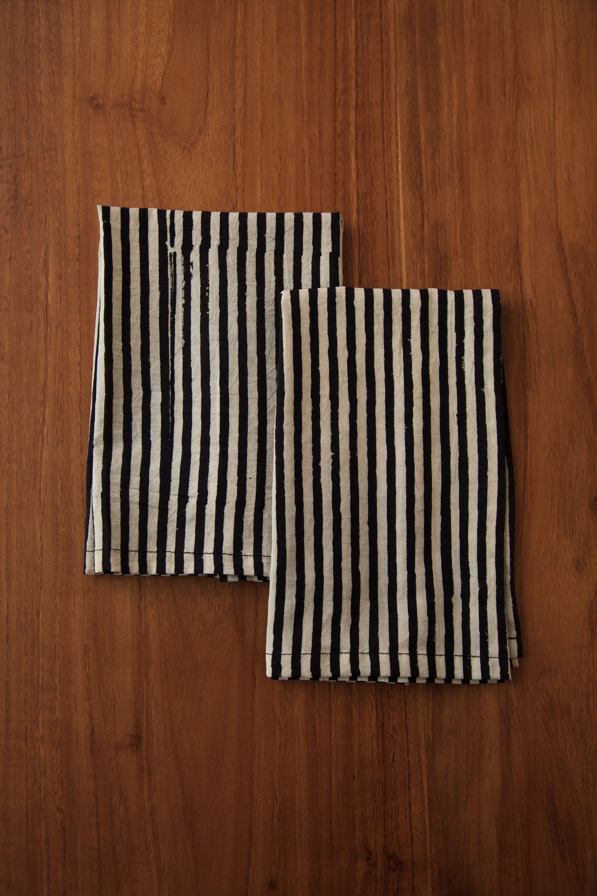 Block Stripes Napkins - Set of 8