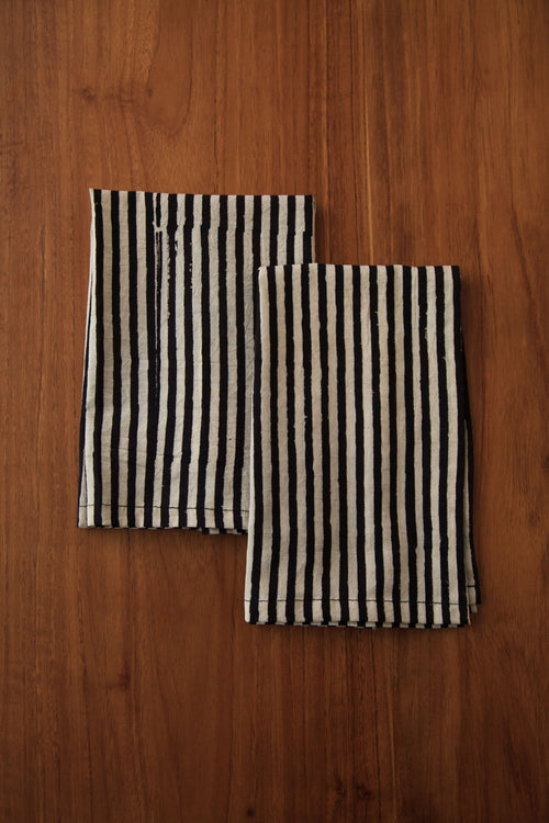 Block Stripes Napkins - Set of 8