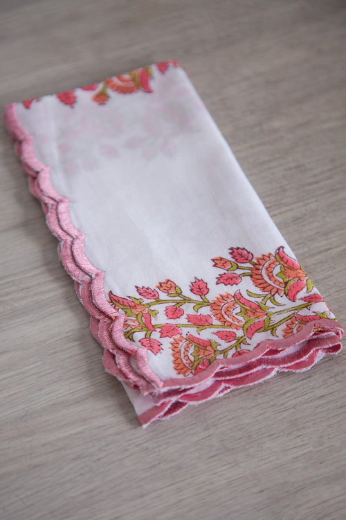 Blush Vine Napkins - Set of 4